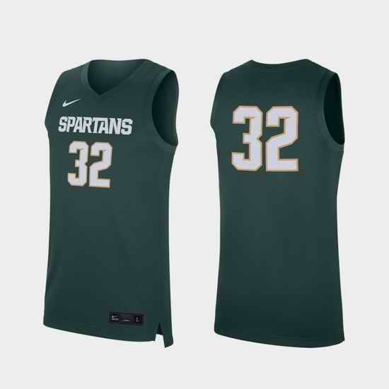 Men Michigan State Spartans Green Replica College Basketball Jersey